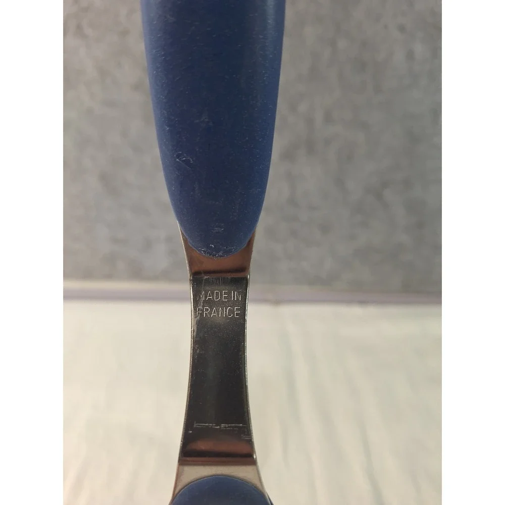 T-Fal Blue Slotted Spatula Turner Stainless Steel Made in France Kitchen Tool